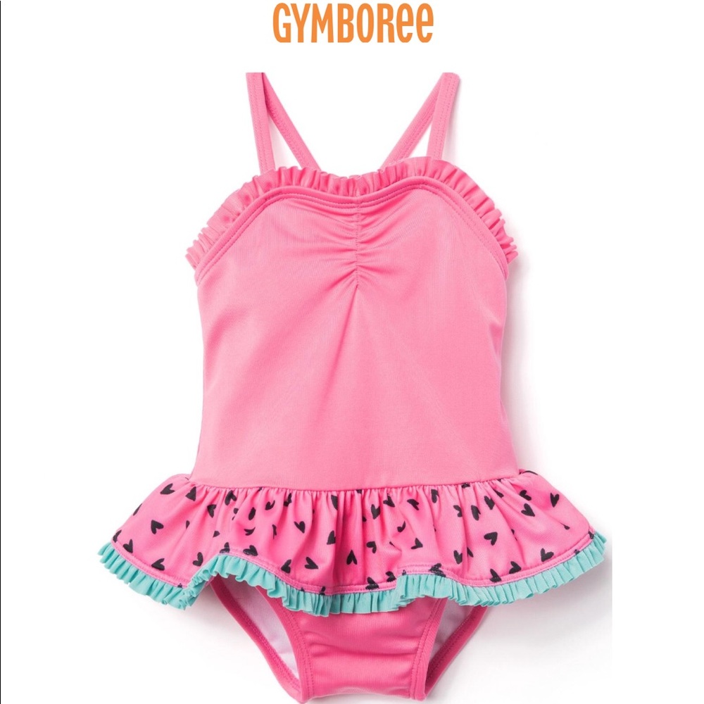 Gymboree Melon 1-Piece Swimsuit